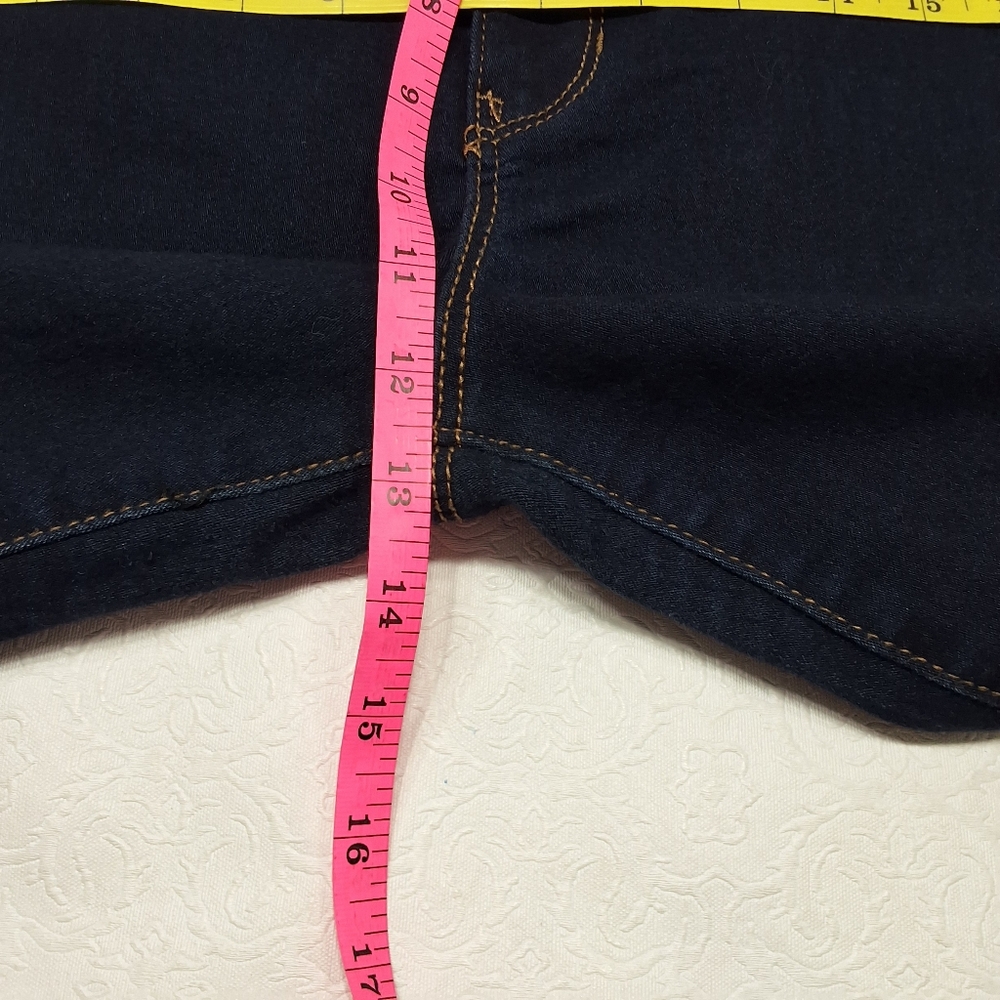 D. Jeans Blue Denim Jeans Dark Stretchy Lightly Worn Pants Size 12P - Picture 6 of 8